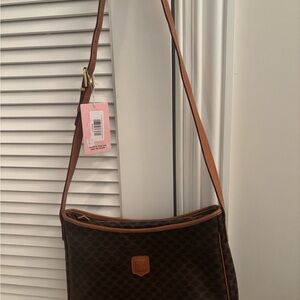 Celine Macadam Shoulder leather and PV Bag